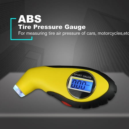 Digital LCD Car Tyre Tire Manometer Barometers Electronic Tire Gauge Tester